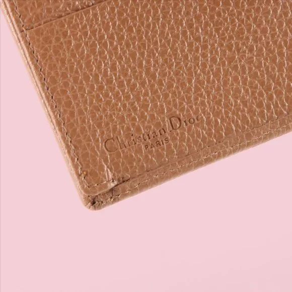 Dior Vintage Rare Honeycomb Monogram Leather Long Wallet - Picture 6 of 6